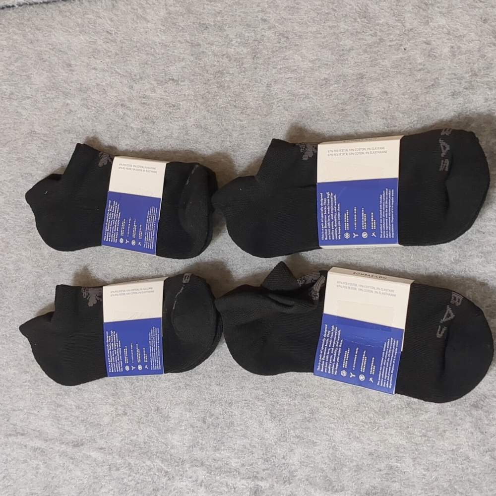 Bombas Ankle unisex socks size large lot of 4 NWT - Picture 6 of 6